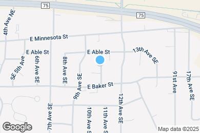 Map image of the property - 125 10th Ave SE