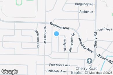 Map image of the property - 1271 Wedgewood St