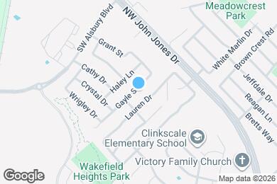 Map image of the property - 1317 Gayle St