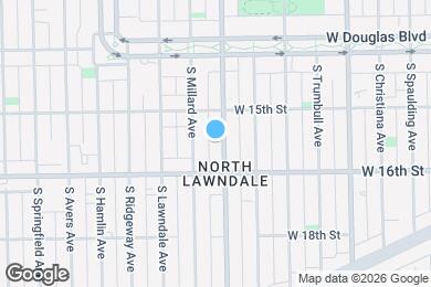 Map image of the property - 1530 S Central Park Ave