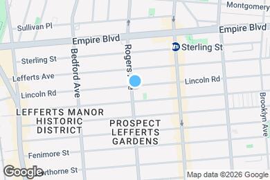 Map image of the property - 455 Rogers Ave