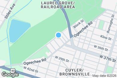 Map image of the property - 1023 W 37th St