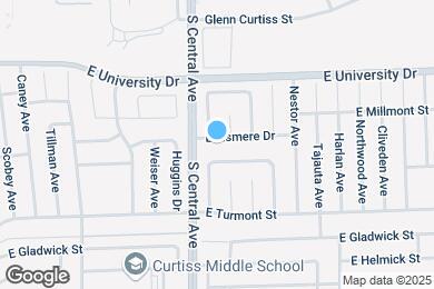 Map image of the property - 1322 E Elsmere Dr