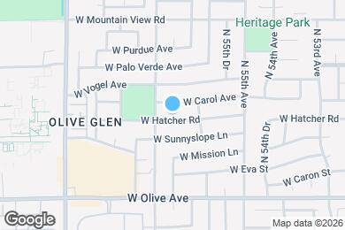 Map image of the property - 5636 W Hatcher Rd