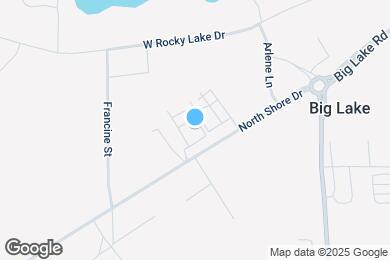 Map image of the property - 15263 North Shore Dr