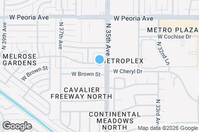 Map image of the property - 3509 W Cheryl Dr