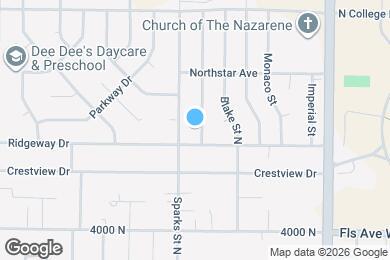 Map image of the property - 1127 Sunburst St
