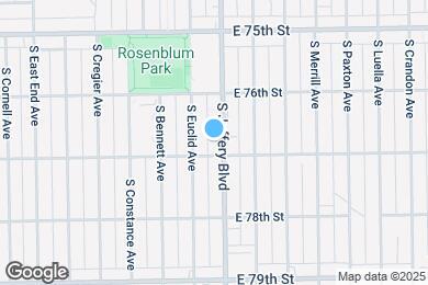 Map image of the property - 7648 S Jeffery Blvd