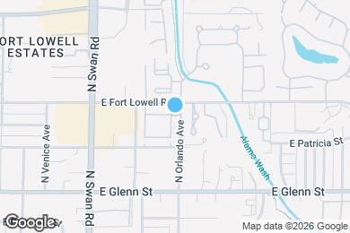 Map image of the property - 4820 E Fort Lowell Rd
