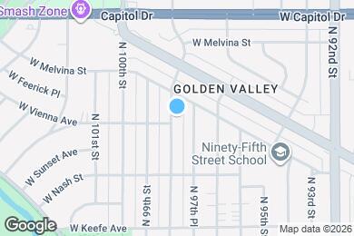 Map image of the property - 3806 N 98th St