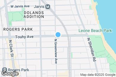 Map image of the property - 1447 W Touhy Ave