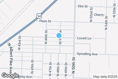 Map image of the property - 4720 Berkley Ave