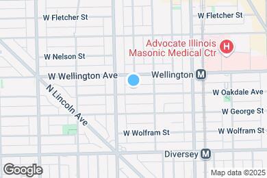 Map image of the property - 1130 W Oakdale Ave