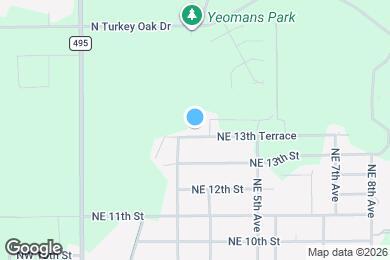 Map image of the property - 319 NE 13th Terrace