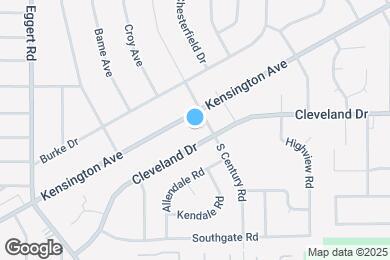 Map image of the property - Kensington Apartments