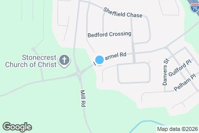 Map image of the property - 1025 Rowanshyre Cir
