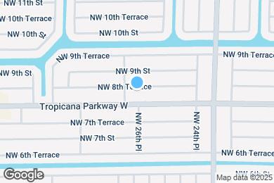 Map image of the property - 2472 NW 8th Terrace