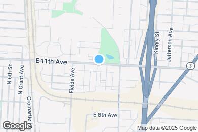 Map image of the property - 645 E 11th Ave