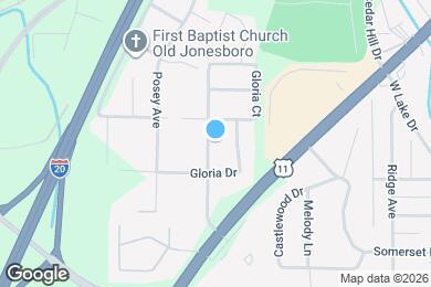 Map image of the property - 1035 Barclay Dr