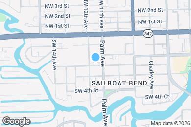 Map image of the property - 1115 SW 2nd Ct