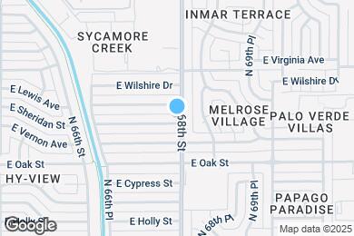 Map image of the property - 6750 E Sheridan St