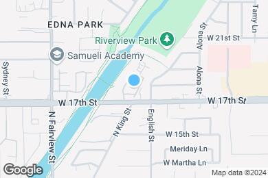 Map image of the property - River House Apartments