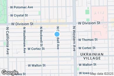 Map image of the property - 2500 W Thomas St