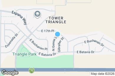 Map image of the property - 1676 N Genoa St