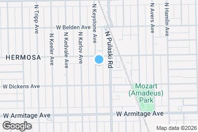 Map image of the property - 2143 N Keystone Ave