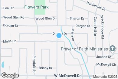 Map image of the property - 1444 Maria Dr