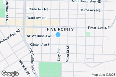 Map image of the property - 1122 Wellman Ave NE