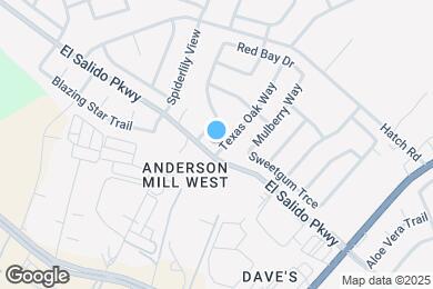 Map image of the property - 1605 Texas Oak Way