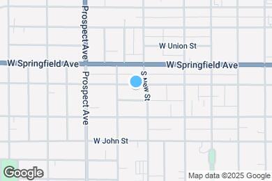 Map image of the property - 705 W Healey St