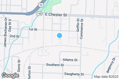 Map image of the property - 225 Vance Ave