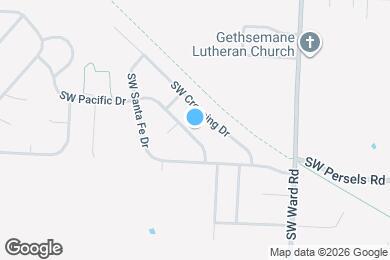 Map image of the property - 1213 SW Pacific Dr