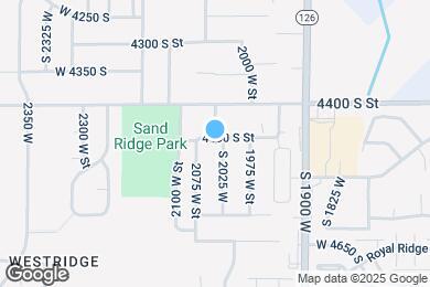 Map image of the property - 2049 W 4450 S