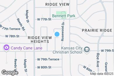 Map image of the property - 7805 Rosewood Ln