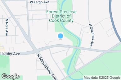 Map image of the property - 6878 W Touhy Ave