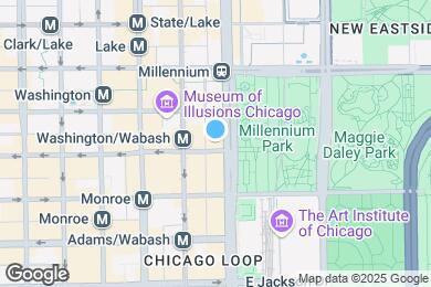 Map image of the property - 6 N Michigan Ave