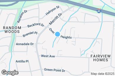 Map image of the property - 3925 Overland Hts