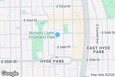 Map image of the property - 5411 S Dorchester Ave