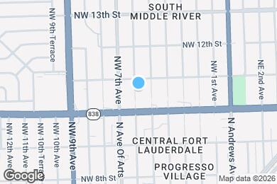 Map image of the property - 1032 NW 6th Ave