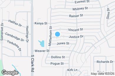 Map image of the property - 415 Justice Dr