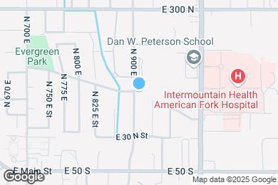 Map image of the property - 114 N 900 E