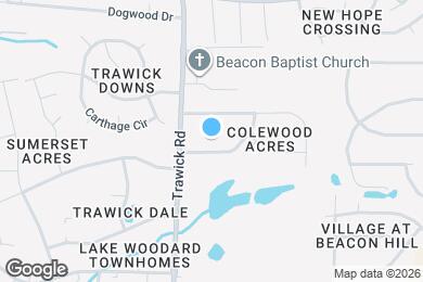 Map image of the property - 3613 Cove Dr