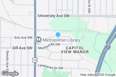 Map image of the property - 518 Erin Ave SW