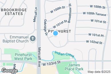 Map image of the property - 6913 W 101st Ter