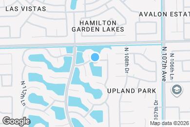 Map image of the property - 10931 W Roanoke Ave