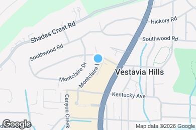 Map image of the property - 1873 Montclaire Ln