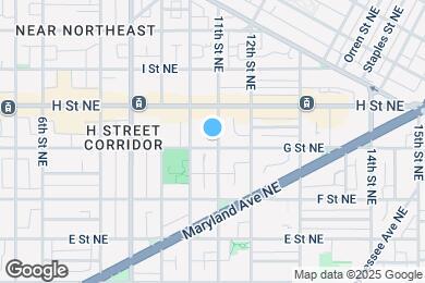 Map image of the property - 1022 G St NE
